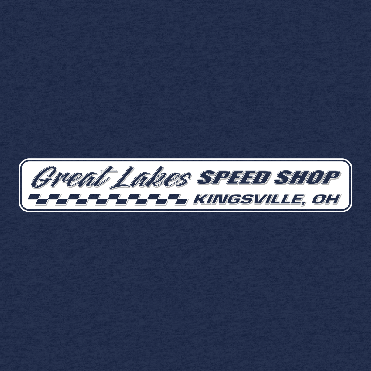 Great Lakes Speed Shop Navy Logo Shirt