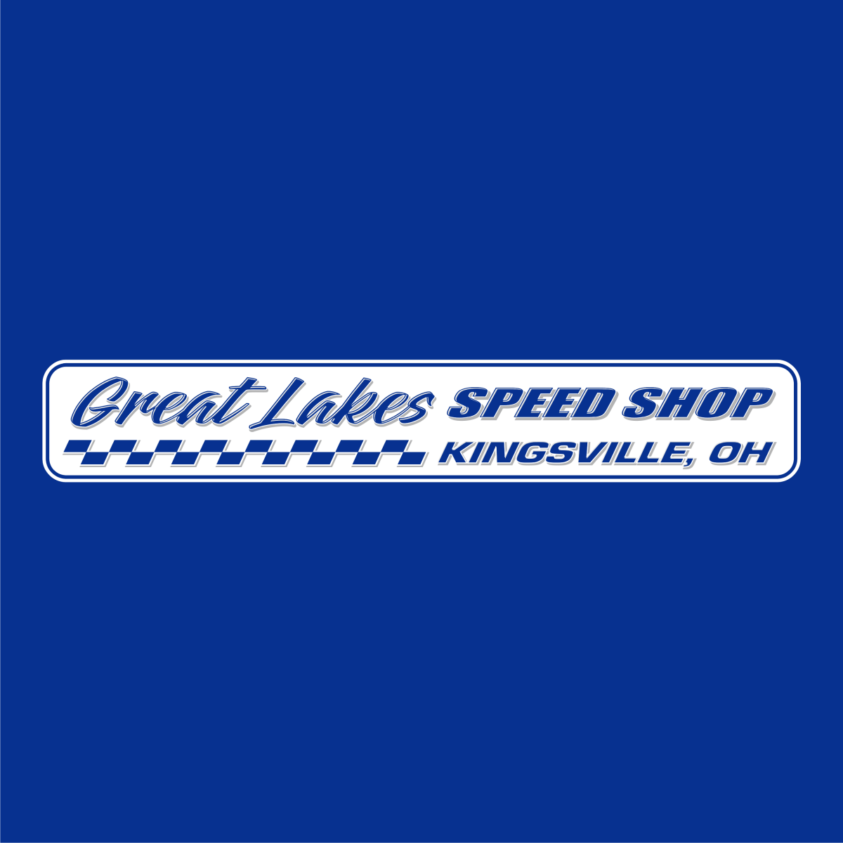 Great Lakes Speed Shop Royal Logo Shirt