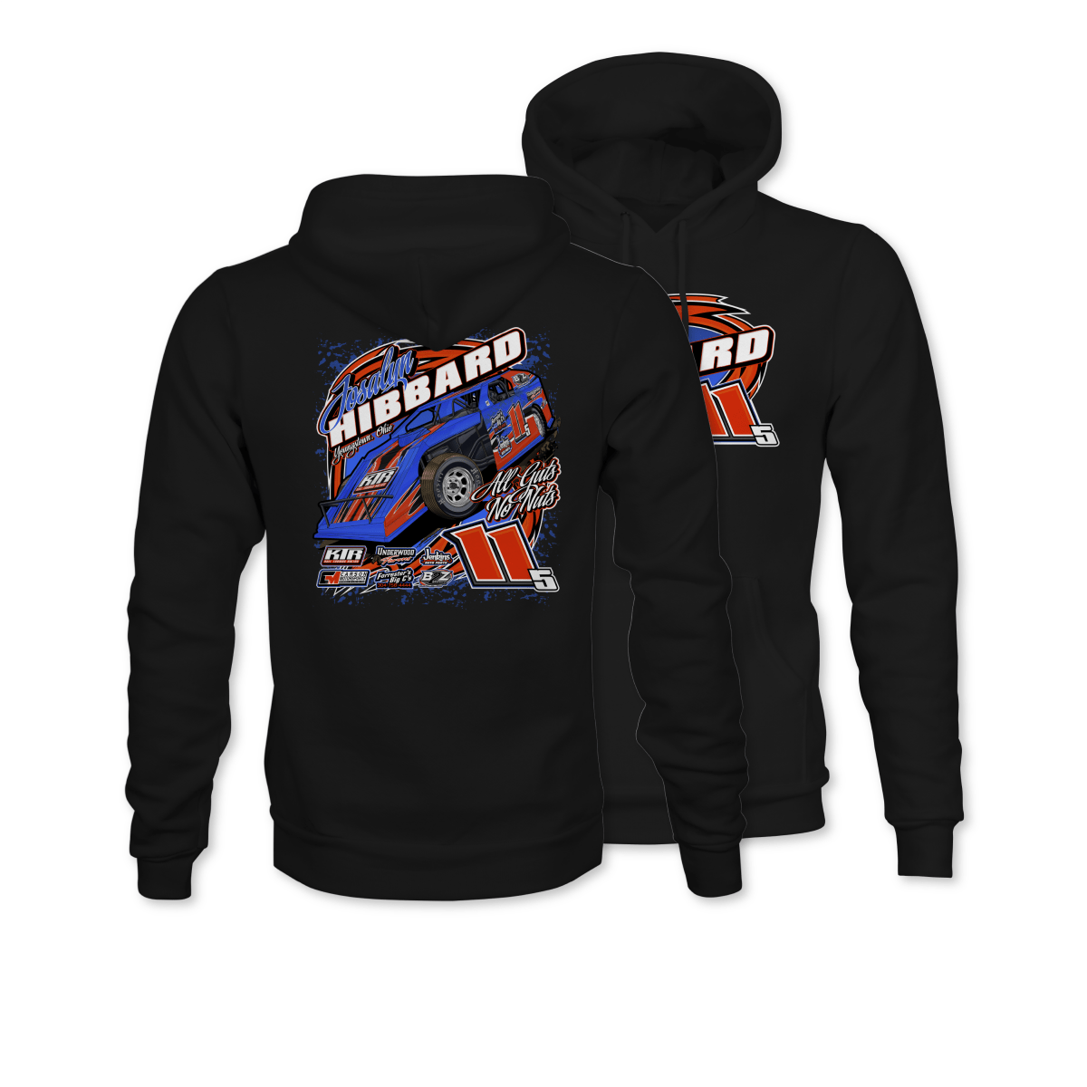 Josalyn Hibbard Black 2025 Action Hoodie