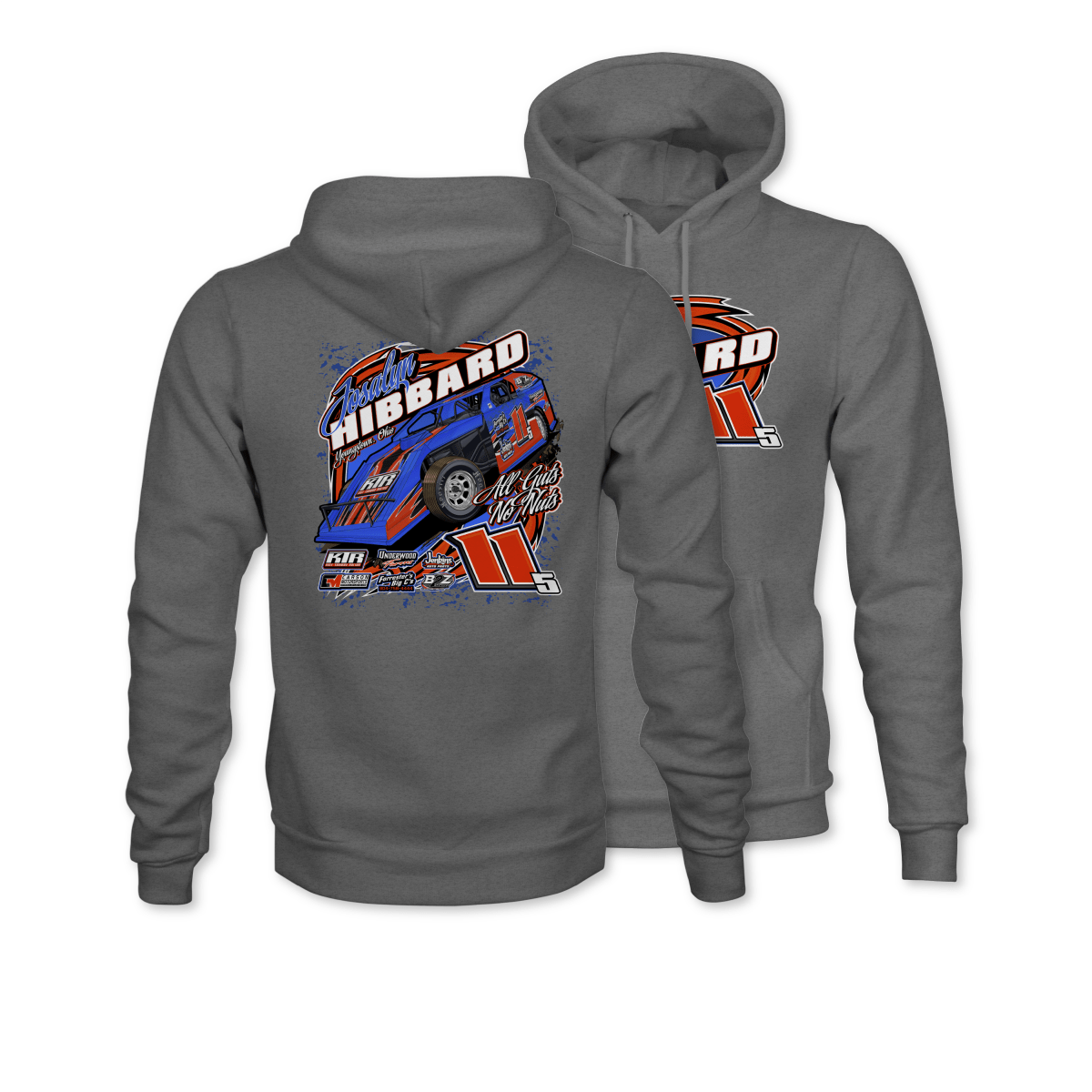 Josalyn Hibbard Gunmetal 2025 Action Hoodie