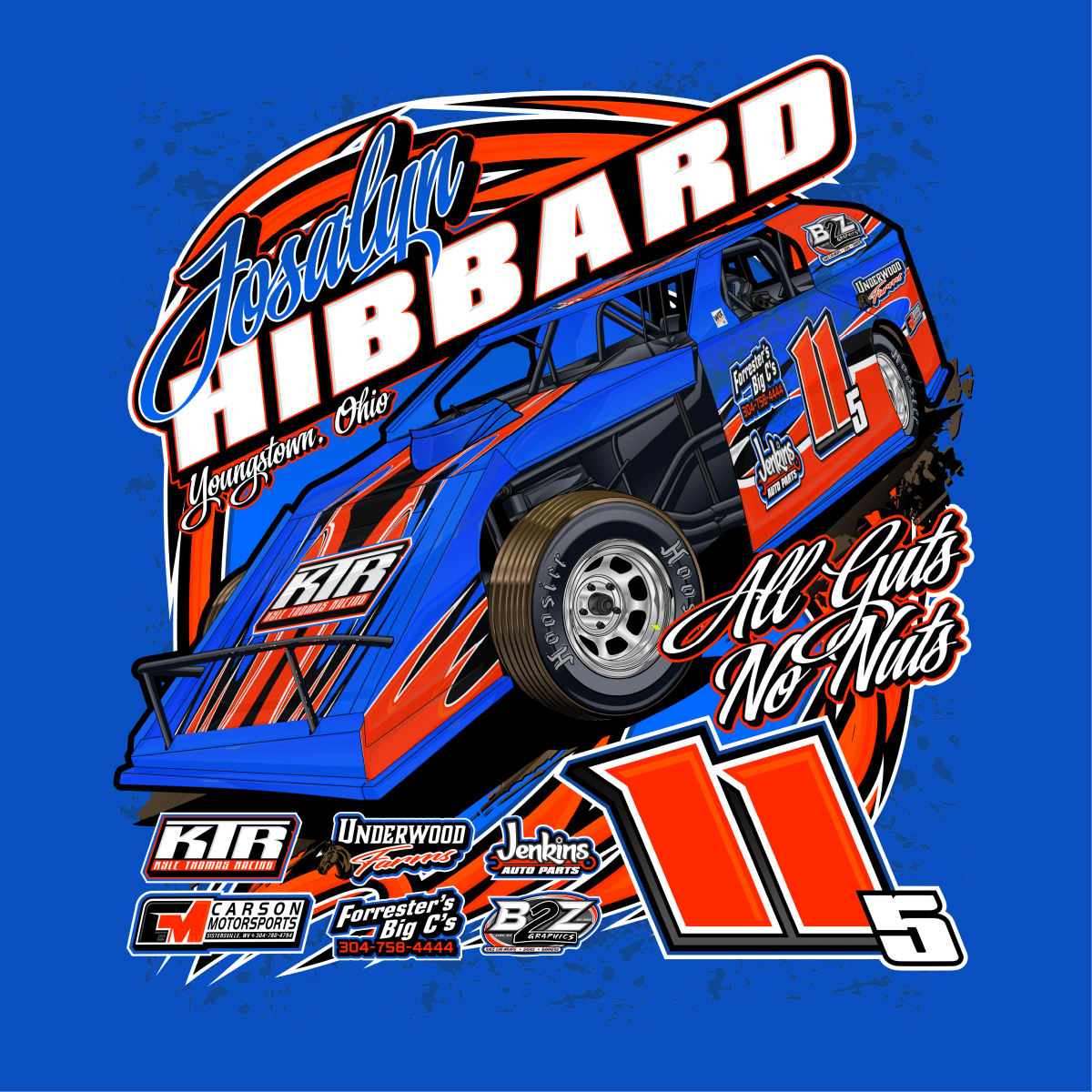 Josalyn Hibbard Royal 2025 Action Shirt