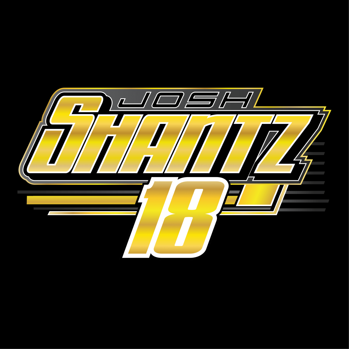 Josh Shantz Black 2025 Sprint Car Hoodie