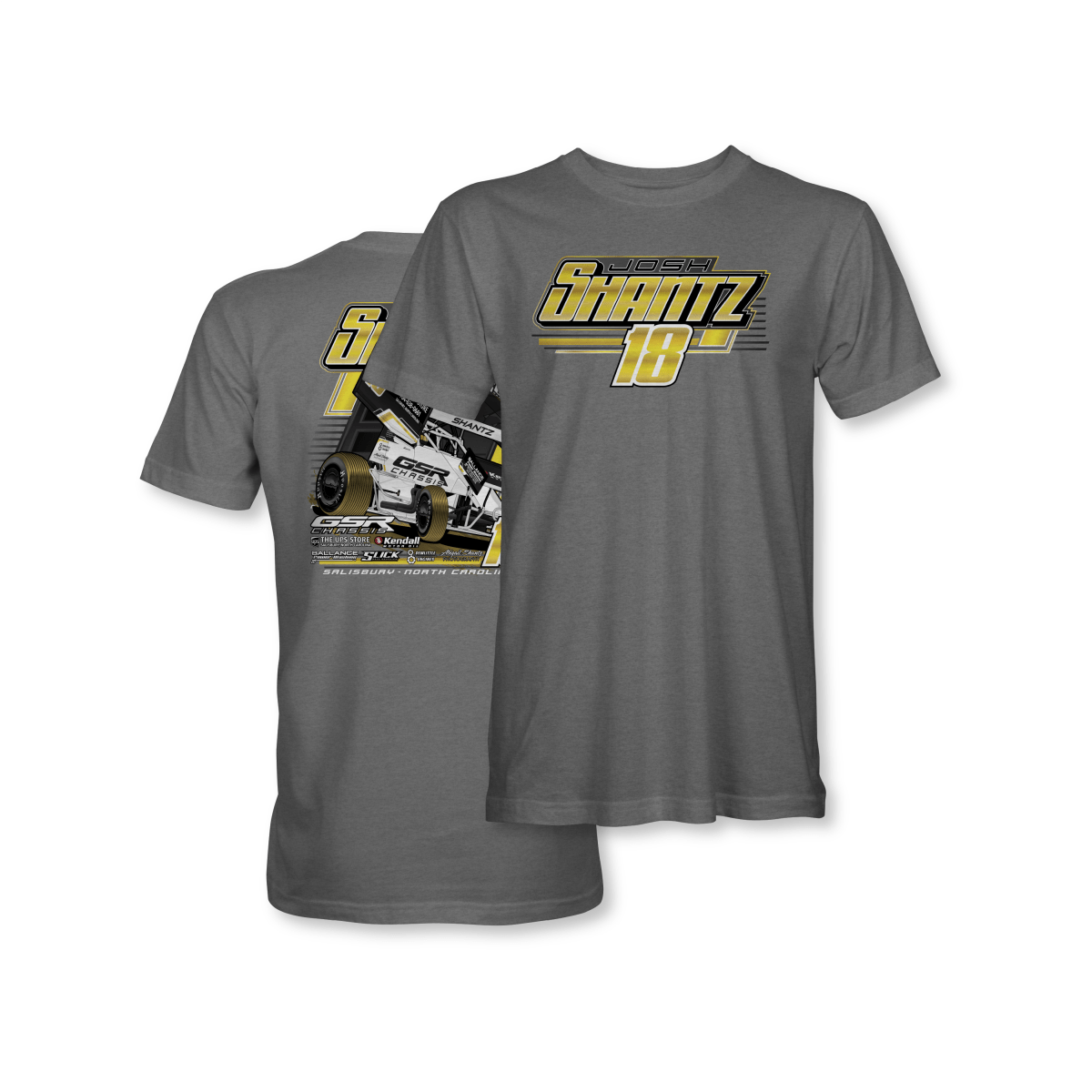 Josh Shantz Gunmetal 2025 Sprint Car Shirt