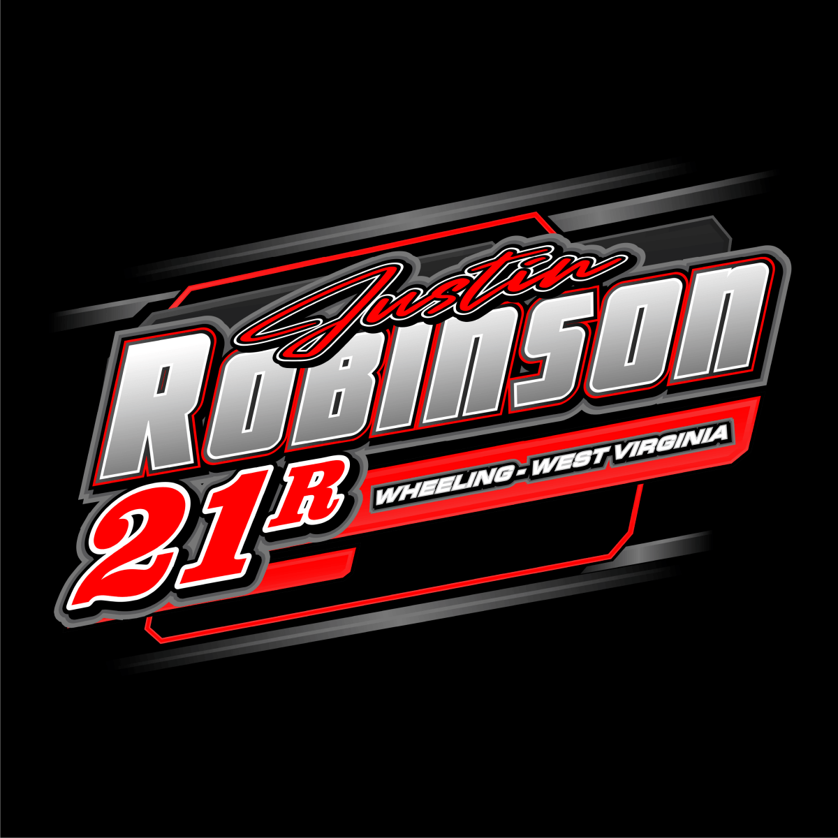 Justin Robinson Black 2024 Dirt Modified Hoodie