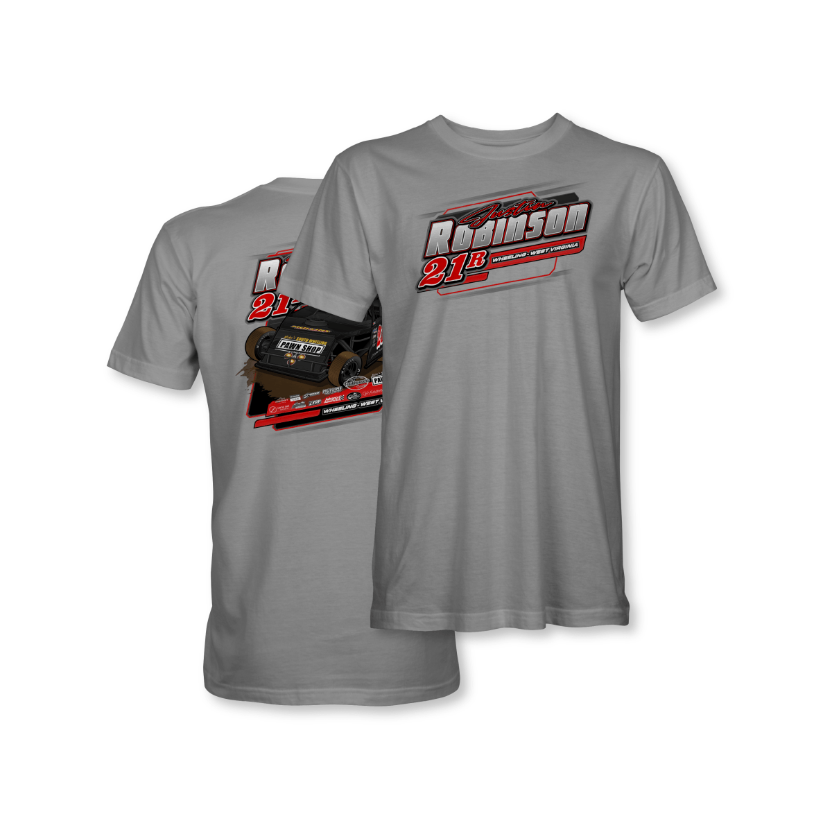 Justin Robinson Cement Grey 2024 Dirt Modified Shirt