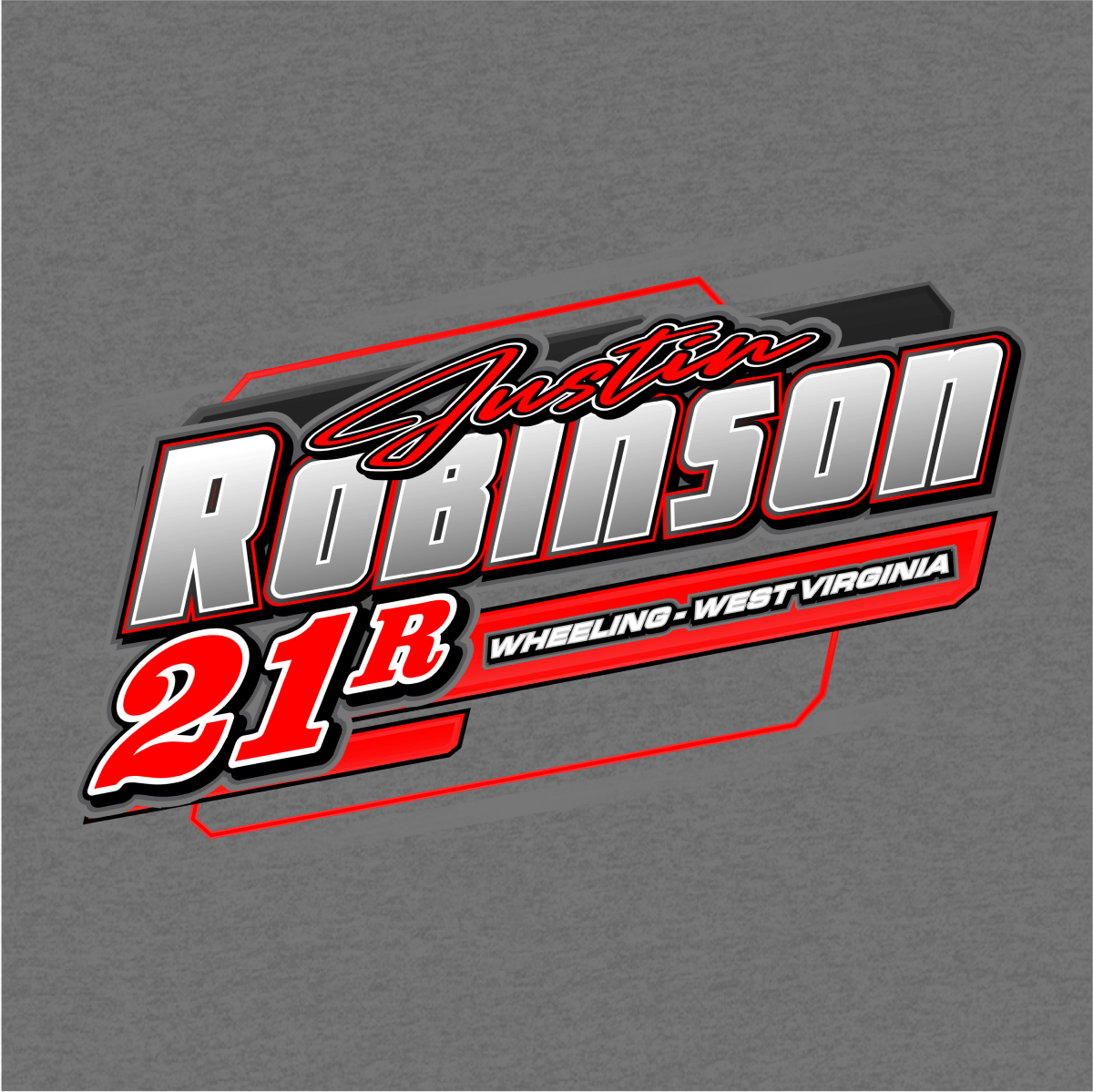 Justin Robinson Gunmetal 2024 Dirt Modified Hoodie