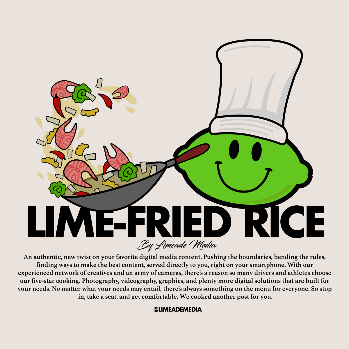 Limeade Media Lime Fried Rice Shirt