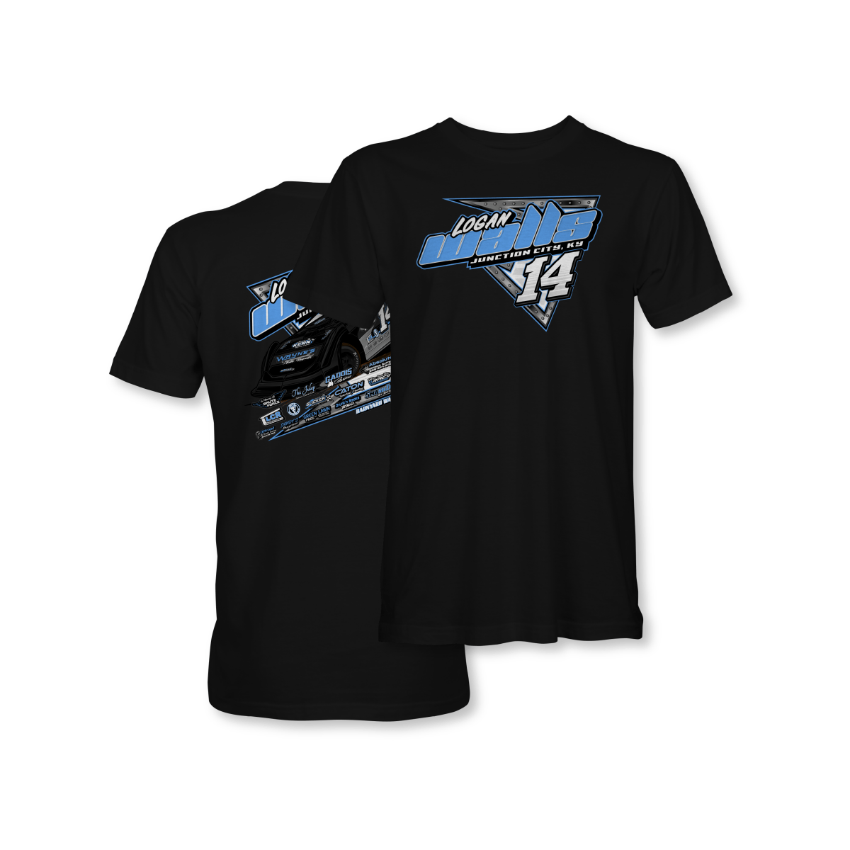 Logan Walls Black 2024 Dirt Late Model Shirt