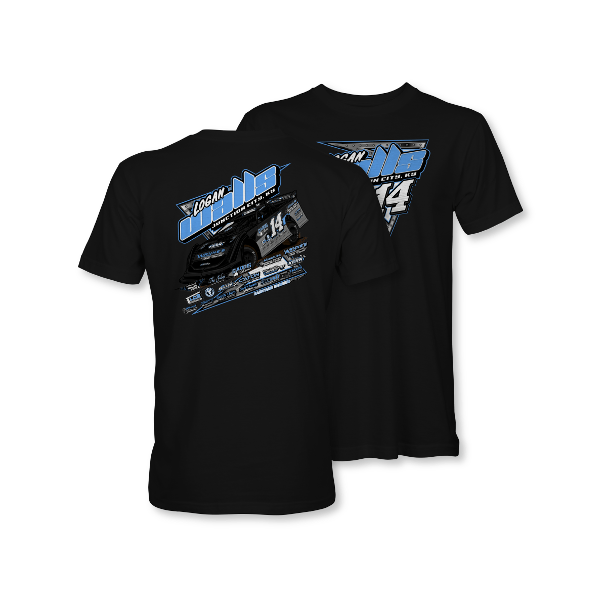 Logan Walls Black 2024 Dirt Late Model Shirt