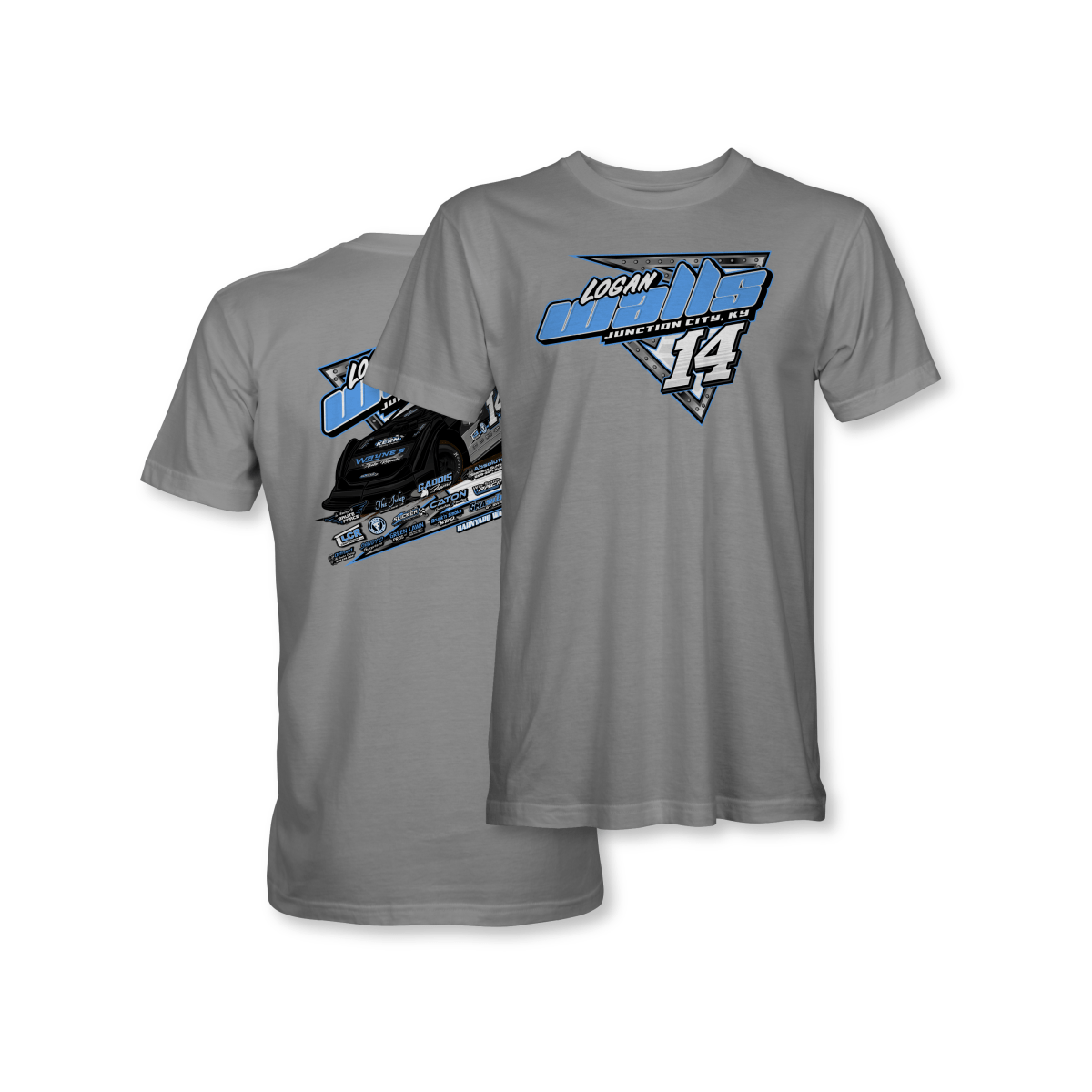 Logan Walls Cement Grey 2024 Dirt Late Model Shirt