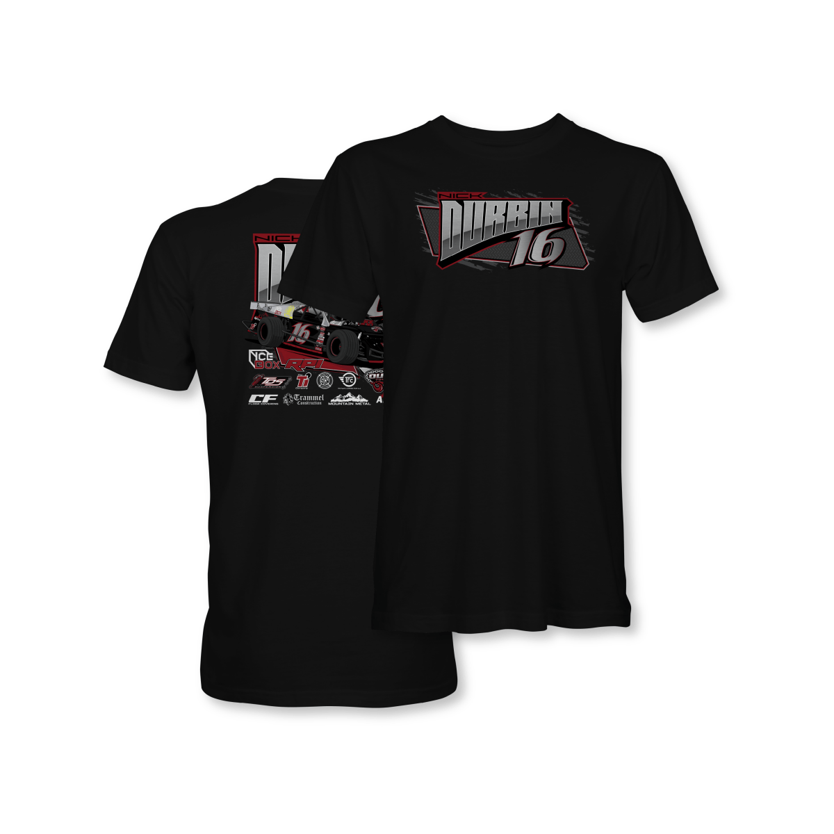 Nick Durbin Black 2024 Asphalt Modified Shirt