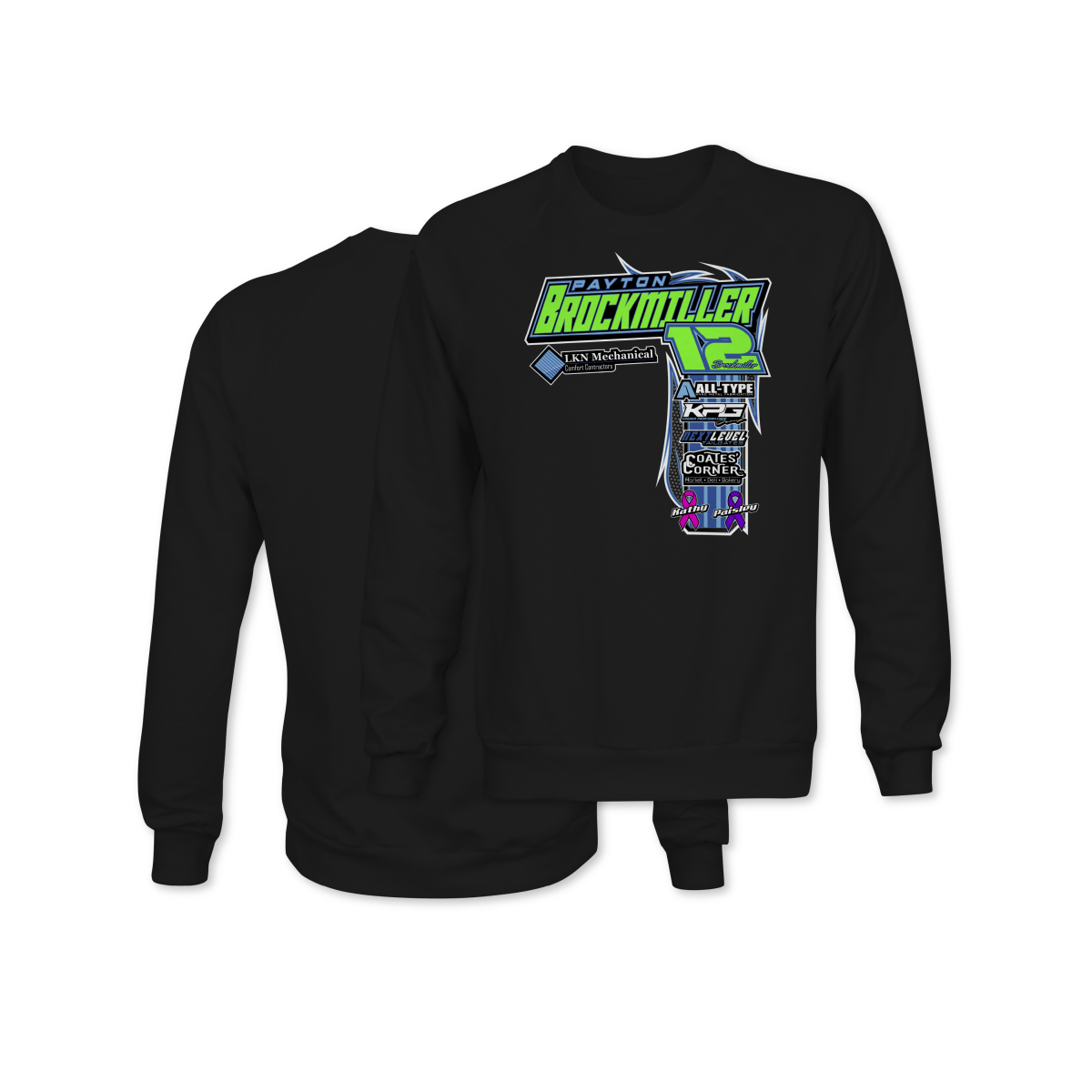 Payton Brockmiller Black 2025 Crew Style Crewneck