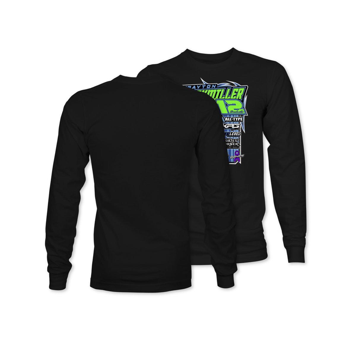 Payton Brockmiller Black 2025 Long Sleeve Crew Shirt