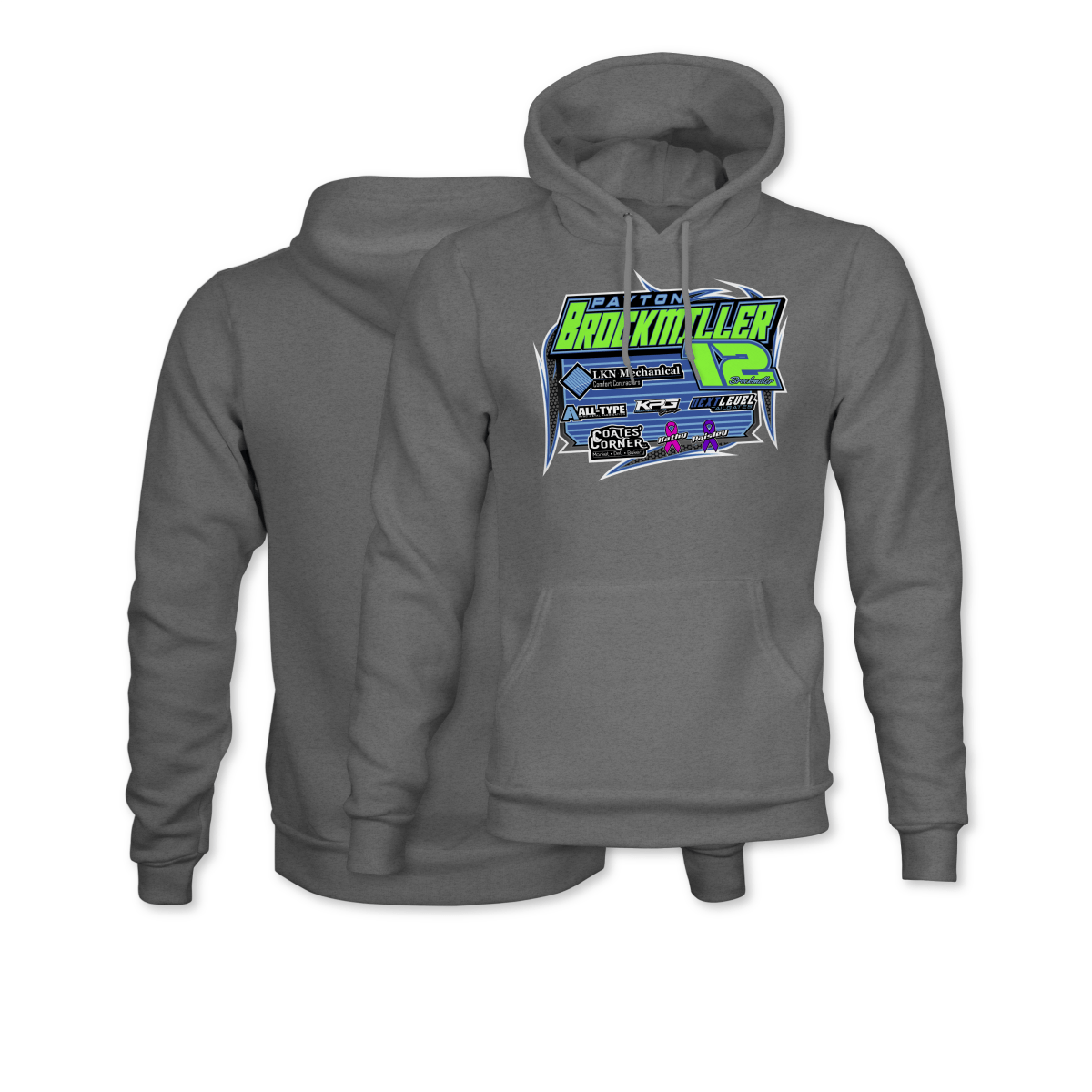 Payton Brockmiller Gunmetal 2025 Crew Hoodie