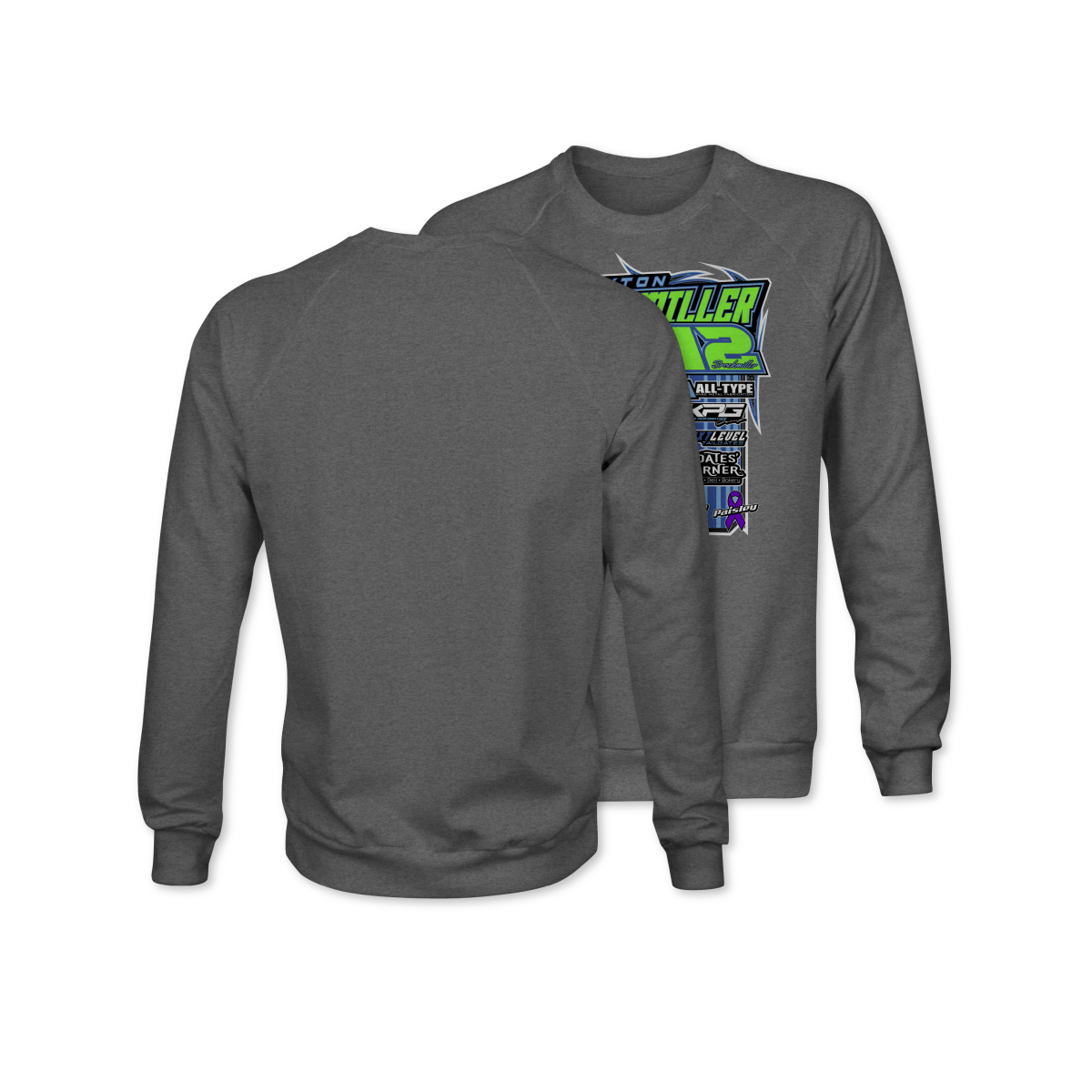 Payton Brockmiller Gunmetal 2025 Crew Style Crewneck