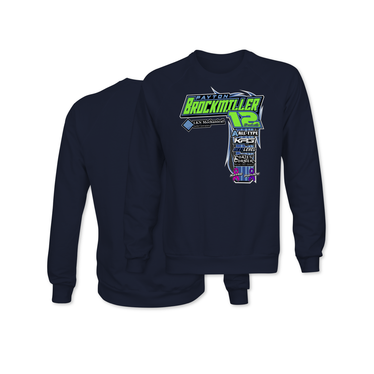 Payton Brockmiller Navy 2025 Crew Style Crewneck