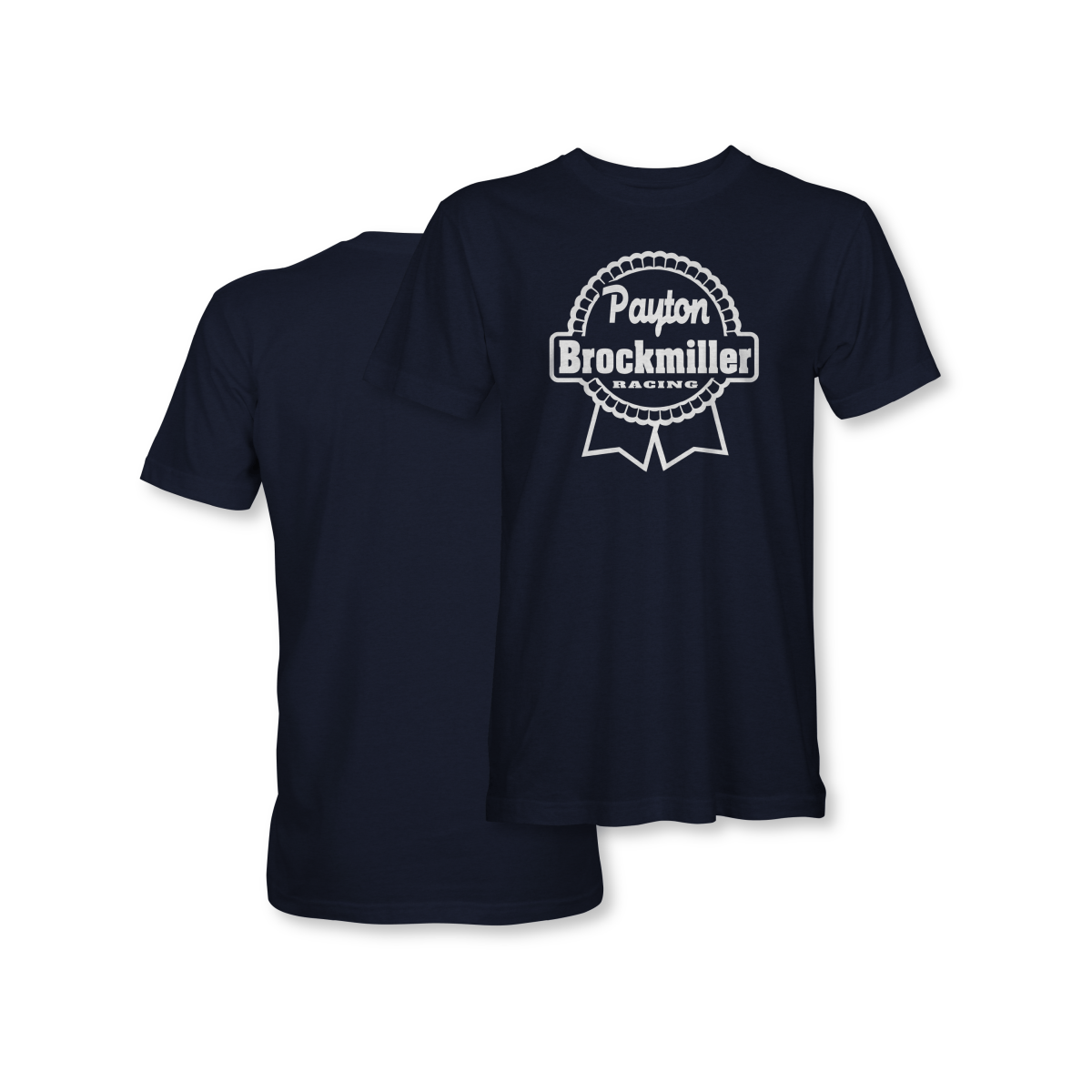 Payton Brockmiller Racing Navy Heather Logo Shirt