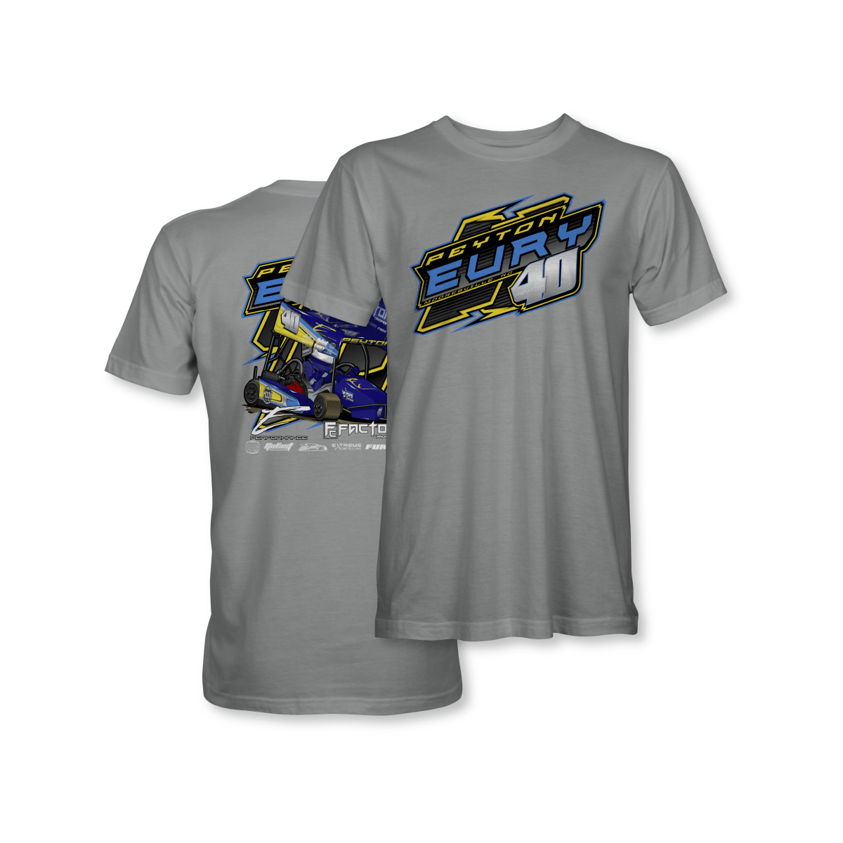 Peyton Eury Cement Grey 2023 Kart Shirt