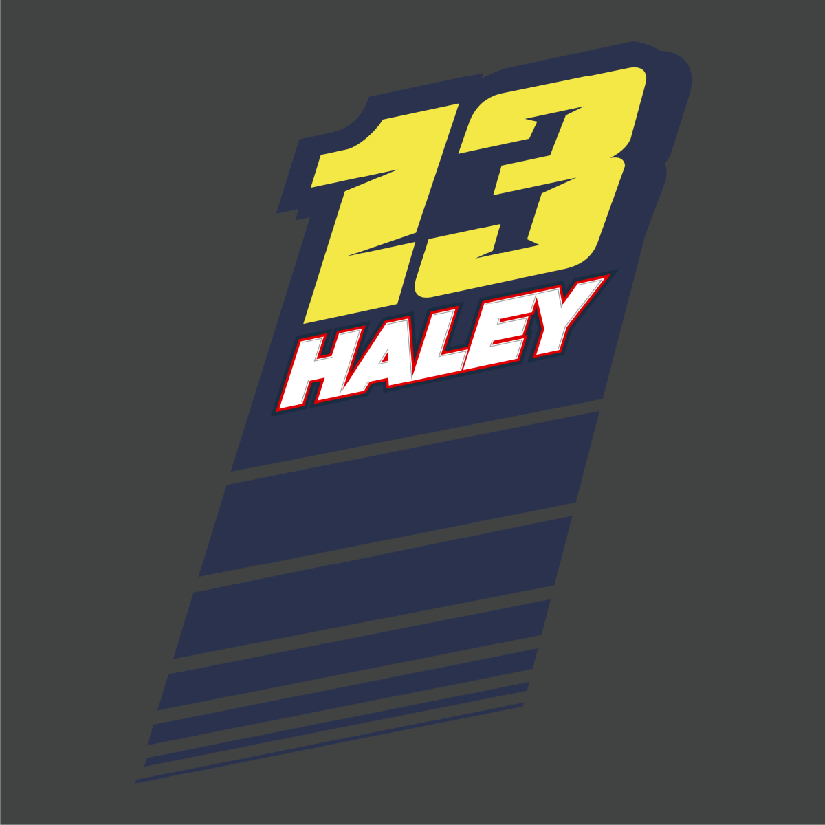 Quentin Haley Gunmetal 2023 Dirt Modified Shirt