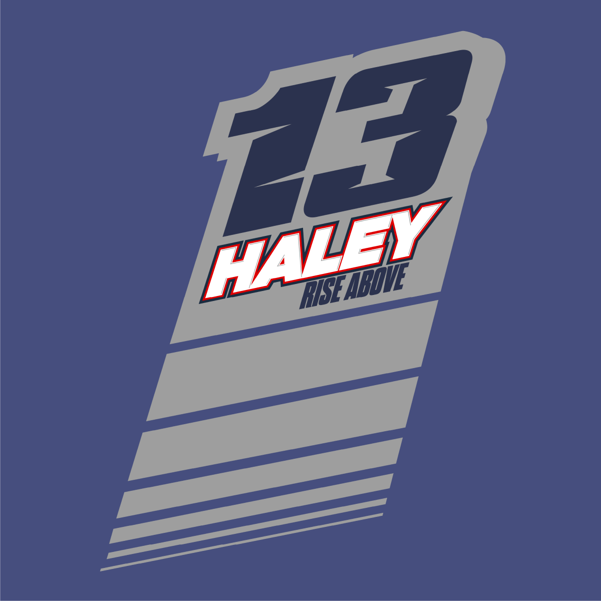 Quentin Haley Metro Blue 2023 Dirt Modified Shirt