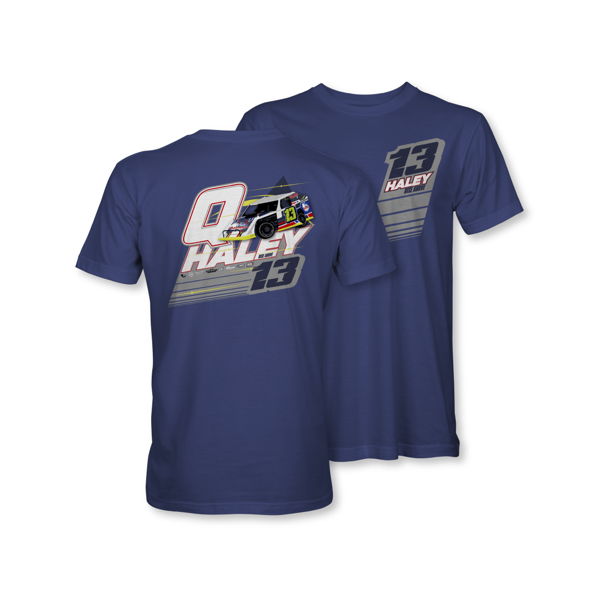 Quentin Haley Metro Blue 2023 Dirt Modified Shirt