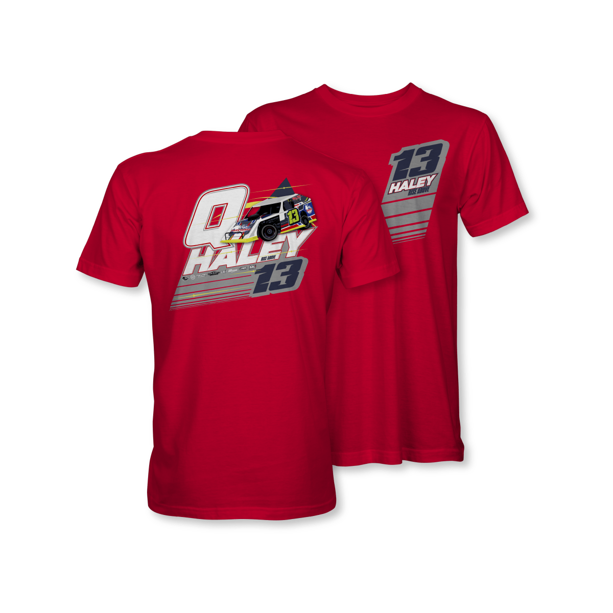 Quentin Haley Red 2023 Dirt Modified Shirt