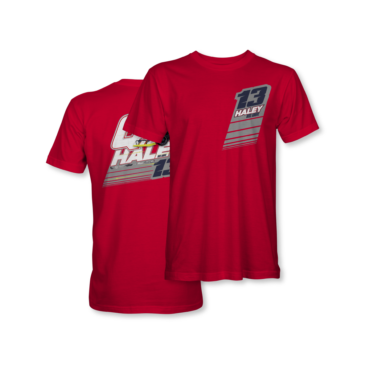 Quentin Haley Red 2023 Dirt Modified Shirt