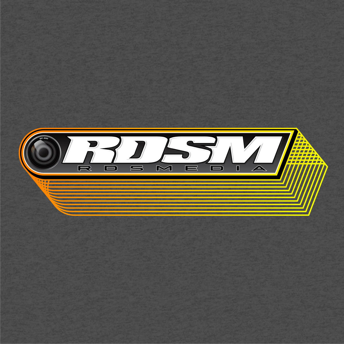 RDS Media Gunmetal Stacked Logo Shirt