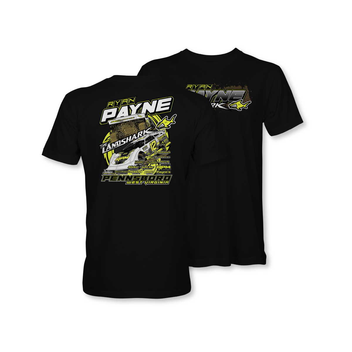 Ryan Payne Black 2024 Dirt Late Model Shirt