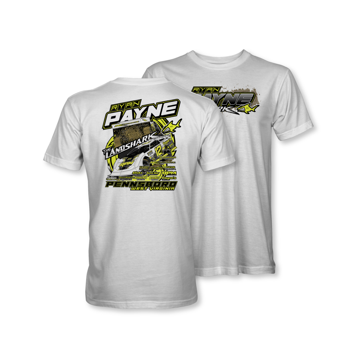 Ryan Payne White 2024 Dirt Late Model Shirt