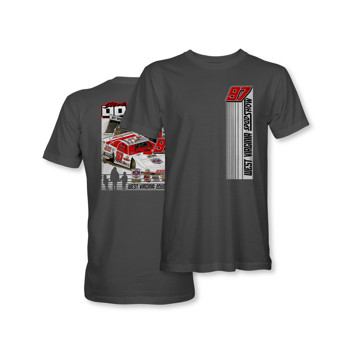 Steve Dotson Gunmetal 2024 Dirt Late Model Shirt