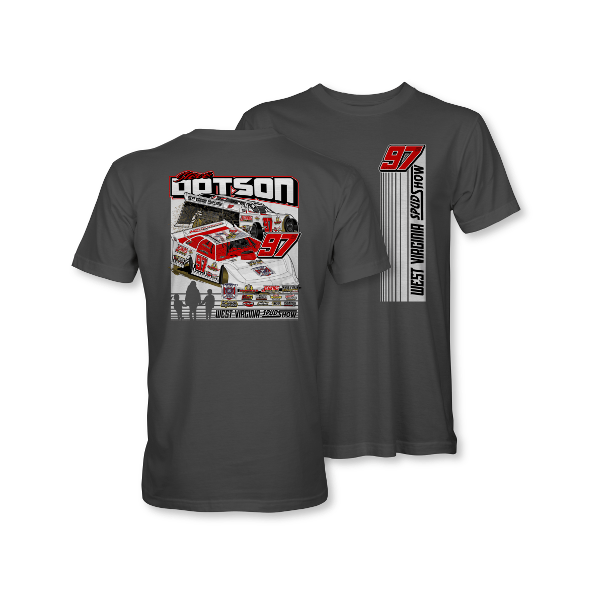 Steve Dotson Gunmetal 2024 Dirt Late Model Shirt