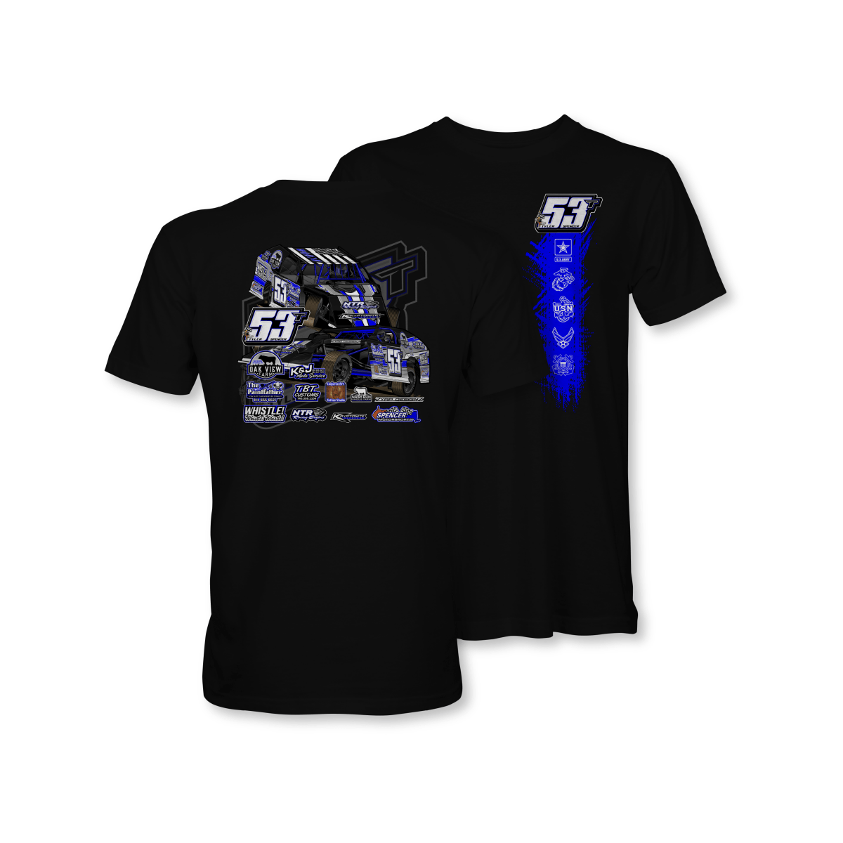 Tyler Spencer Black 2024 Dirt Modified Shirt