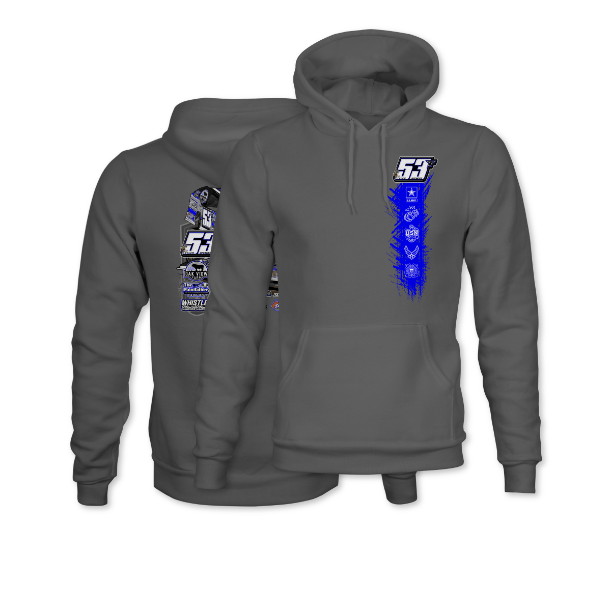 Tyler Spencer Gunmetal 2024 Dirt Modified Hoodie