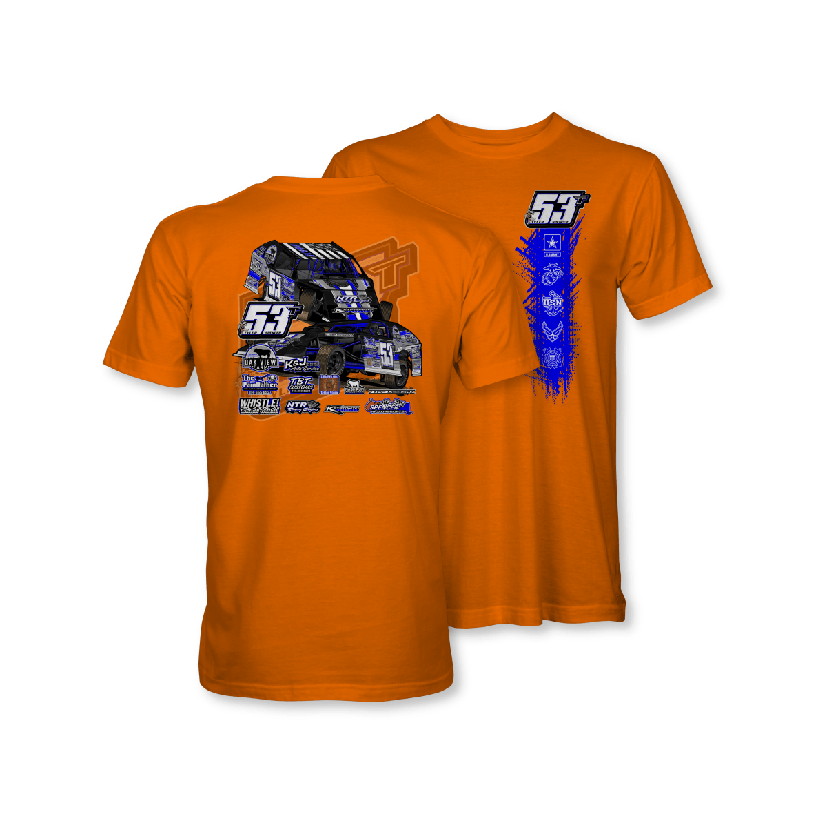 Tyler Spencer Orange 2024 Dirt Modified Shirt