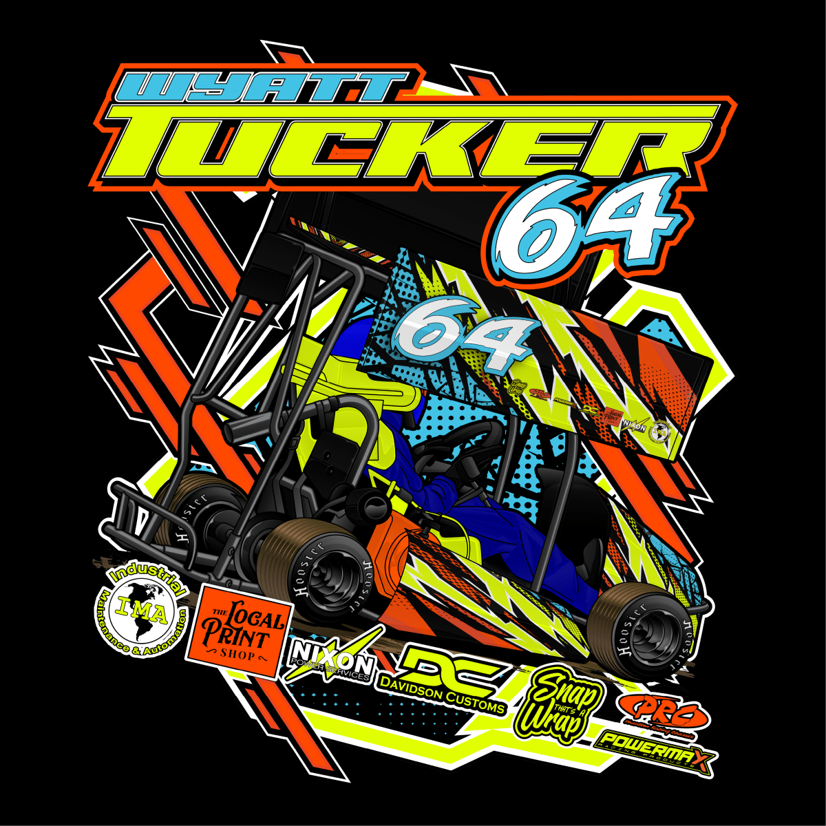Wyatt Tucker Black 2025 Action Hoodie